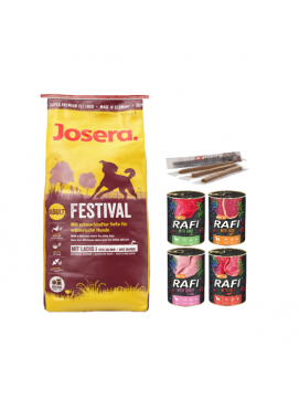 Pakiet Josera Festival Łosoś 15 kg + 6 GRATISÓW!